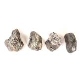 Lot 187 Wonderful Group Lot of 4 Raw Silver Nuggets