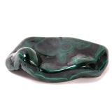 Lot 207 Beautiful Dark Green Freeform Malachite Specimen