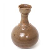 Lot 286 Japanese Brown Glazed Porcelain Vase