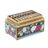 Lot 318 Lovely Miniature Chinese Cloisonne Currency Box & Abacus