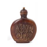 Lot 324 Chinese Bamboo Detailed Snuff Bottle