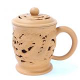 Lot 361 Unique Openwork Chinese Cup wLid