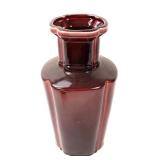 Lot 368 Lovely Chinese Oxblood Glazed Faceted Vase