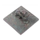 Lot 385 Chinese Bronze Seal Stamp, Dragon