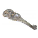 Lot 386 Chinese Bronze Dragon Belt Hook
