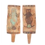 Lot 426 Pair of Wood Hopi Dance Paddles