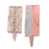 Lot 427 Pair of Wood Hopi Dance Paddles