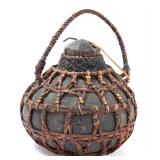 Lot 437 Antique Filipino Canteen, Coconut & Rattan