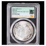 Lot 491 1896 Germany MNS 64 Mechanism Silver Coin