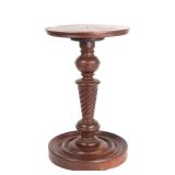 Lot 515 Vintage Side Table with Spiral Detailing