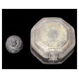 Lot 517 Collection of Nesting Silver Boxes