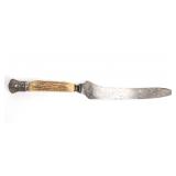 Lot 39 Silver Mounted Cutting Knife, Marked Solingen