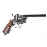 Lot 42 French Pinfire Engraved Revolver, 19th Century