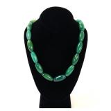 Lot 77 Lovely Chinese Jade Style Beaded Necklace