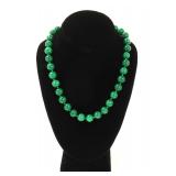 Lot 78 Beautiful Chinese Jade Style Beaded Necklace