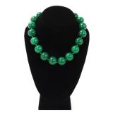 Lot 79 Beautiful Chinese Jade Style Beaded Necklace