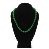 Lot 80 Beautiful Chinese Jade Style Beaded Necklace