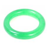 Lot 88 Beautiful Bright Green Chinese Jade Style Bangle