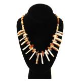 Lot 111 Stunning Coral & Shell Beaded Necklace