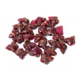 Lot 114 Gorgeous Raw Ruby Butterfly Beads