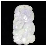Lot 151 Chinese White Stone Fruit Pendant