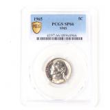 Lot 204 1965 PCGS SP66 Graded Jefferson Nickel