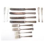 Lot 210 Nice Set of 12 Pieces of Silverware