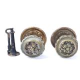 Lot 215 Victorian Door Knobs & Stopper