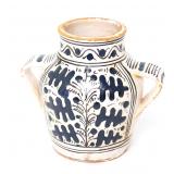 Lot 227 Fine Italian Oak Leaf Style Vase with Handles