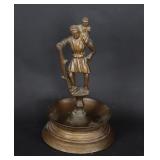 Lot 229 Figural Brass Candlestick, 15th century style