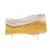 Lot 251 Beautiful Slab of Bumble Bee Jasper wStand