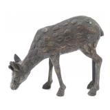 Lot 381 Adorable Bronze Deer Figure