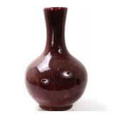 Lot 414 Lovely Chinese Marbled Ox Blood Vase