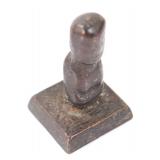 Lot 437 Bronze Chinese Seal Stamp