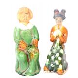 Lot 456 Two Chinese Tang Dynasty Style Ladies