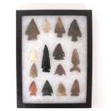 Lot 482 Lot of 14 Native American Arrowheads