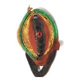 Lot 498 Polychrome Painted PNG Dance Mask