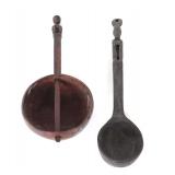 Lot 516 Lot of Two Filipino Wood Carved Ladles