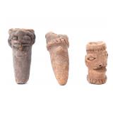 Lot 574 Three African Terracotta Heads, Koma-Bulsa