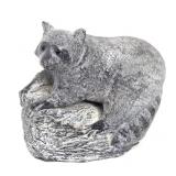 Lot 581 Lovely Cast Racoon Statue