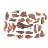 Lot 586 Large Collection of Burlwood Stands