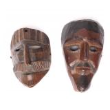 Lot 594 Two Guatemalan Festival Masks