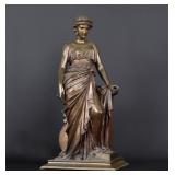 Lot 596 Classic French Bronze of Goddess