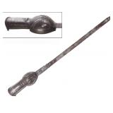 Lot 33 Indian Silver Inlaid Gauntlet Sword, 18th c.