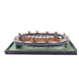 Lot 102 Nautical Dry Dock Model, Late 19th  Early 20th C.