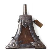 Lot 103 German (Saxon) Triangular Wheellock Priming Flask, 16th C.