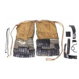 Lot 121 Japanese Samurai Armour Haidate  Do Parts, Edo Period 16031868