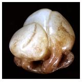 Lot 132 Chinese Jade Style Stone Peach
