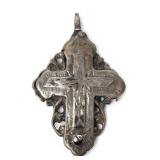 Lot 151 European Silver Reliquary Cross, 18th c.