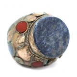 Lot 214 Lovely Turkish Nomad Tribe Ring, late 19th  early 20th century